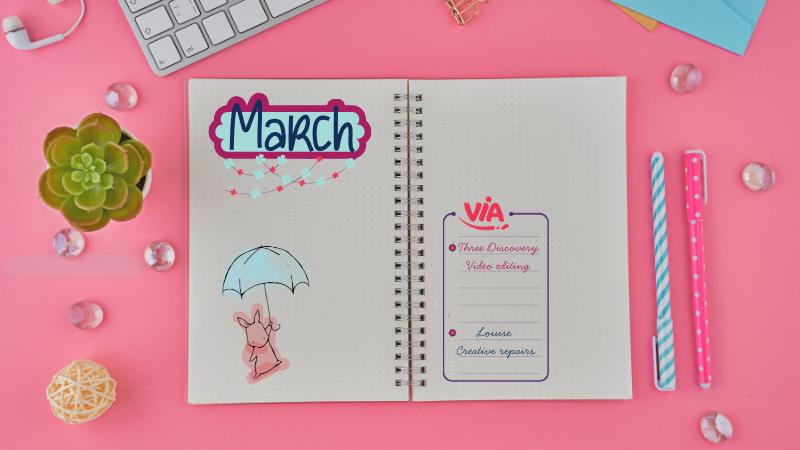 Craft: Mindful Journaling - March